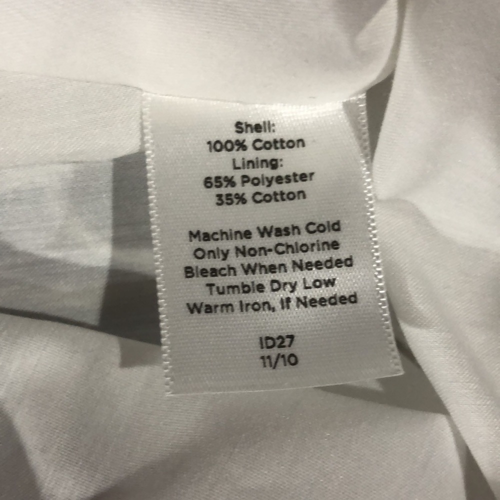 Talbots Aline Skirt Gray with floral design in Pink, yellow and white Size 6 - Picture 8 of 8